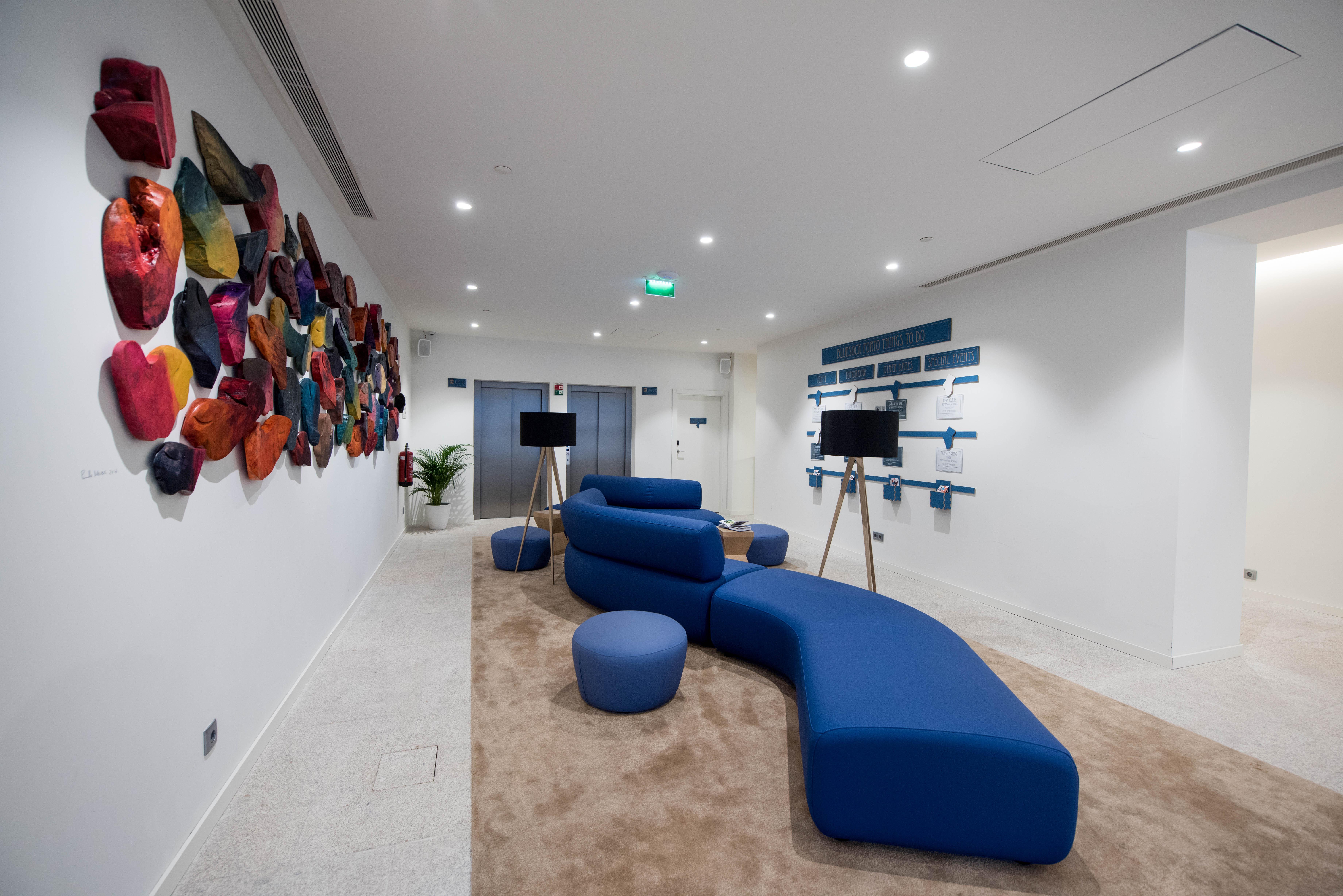 บลูซ็อค โฮสเทล ปอร์โต ภายนอก รูปภาพ The waiting room at the hospital