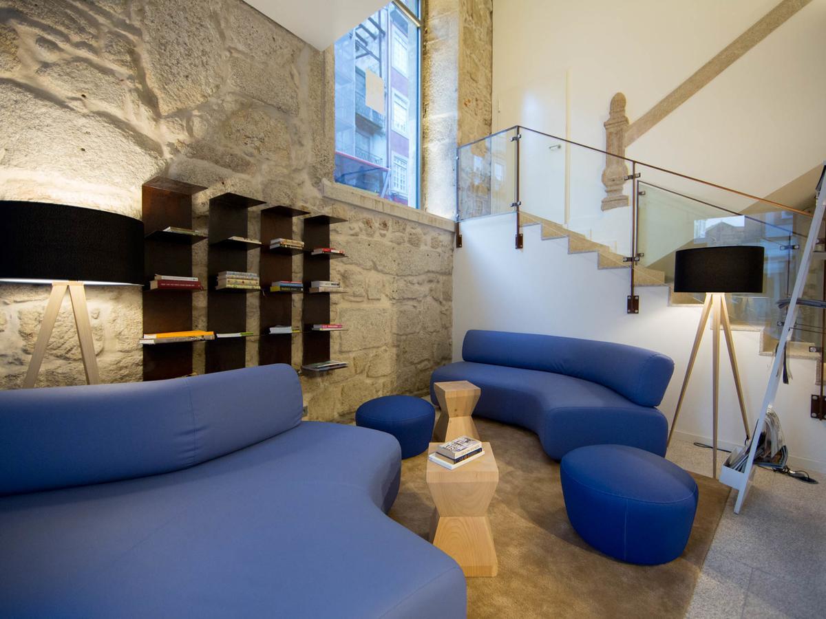 บลูซ็อค โฮสเทล ปอร์โต ภายนอก รูปภาพ The interior of the hotel